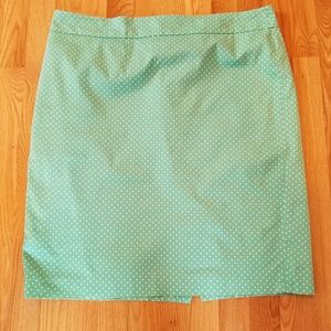 Ann Taylor polka dot skirt 14
